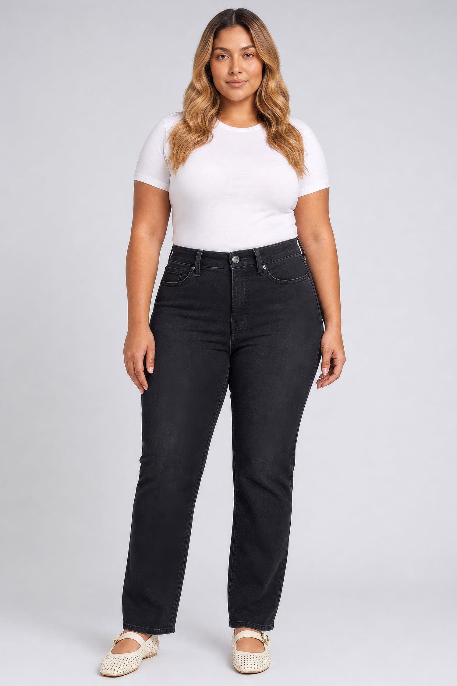 Marilyn Straight Jeans in Plus Size