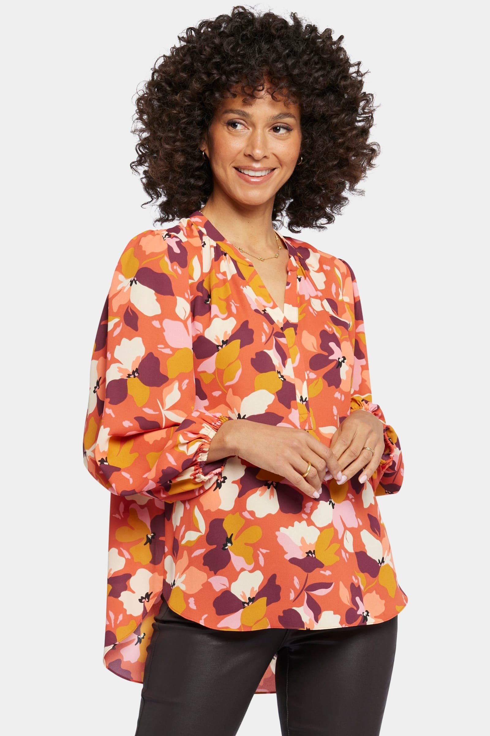Puff Sleeve Popover Top