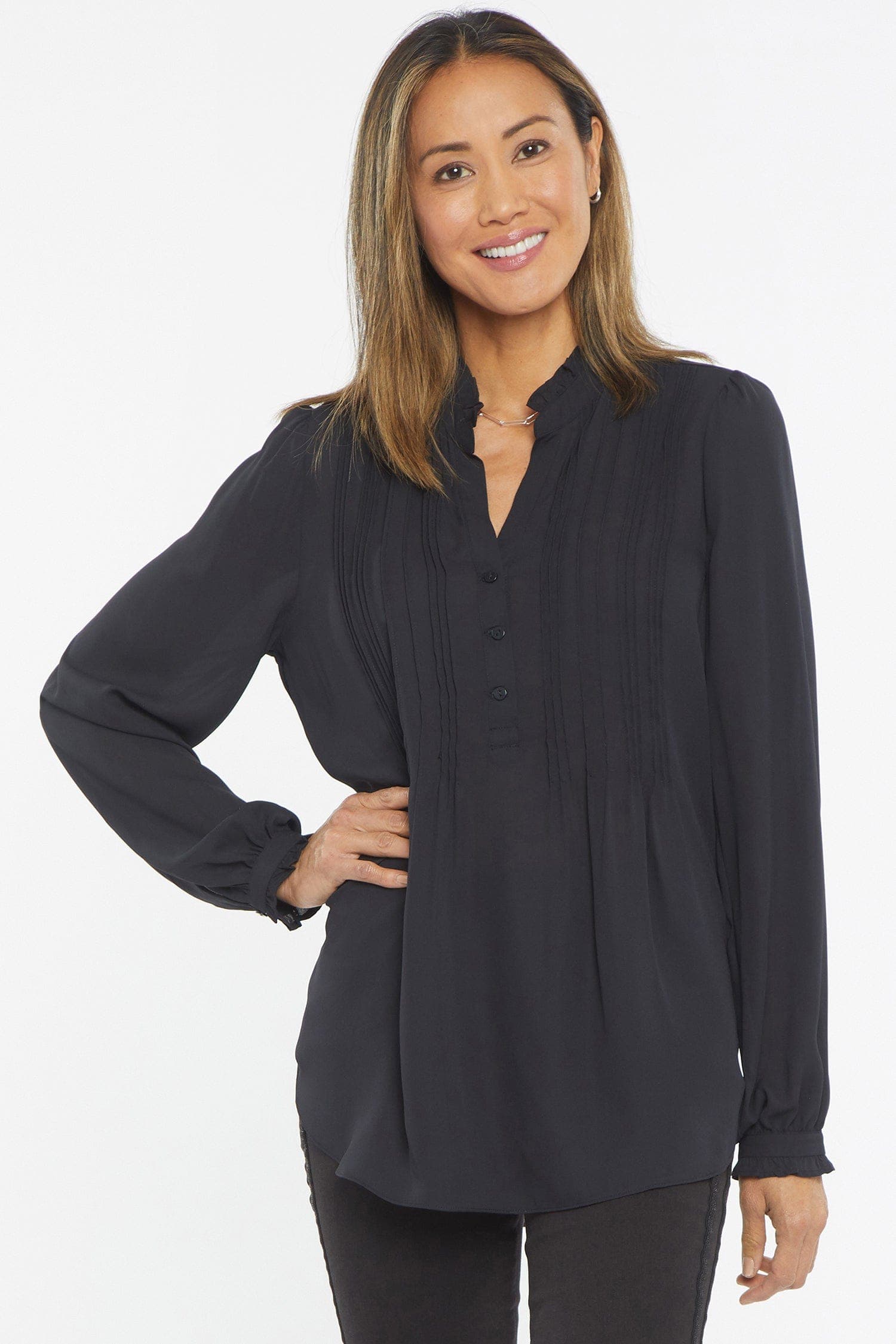 Pleated Front Tunic