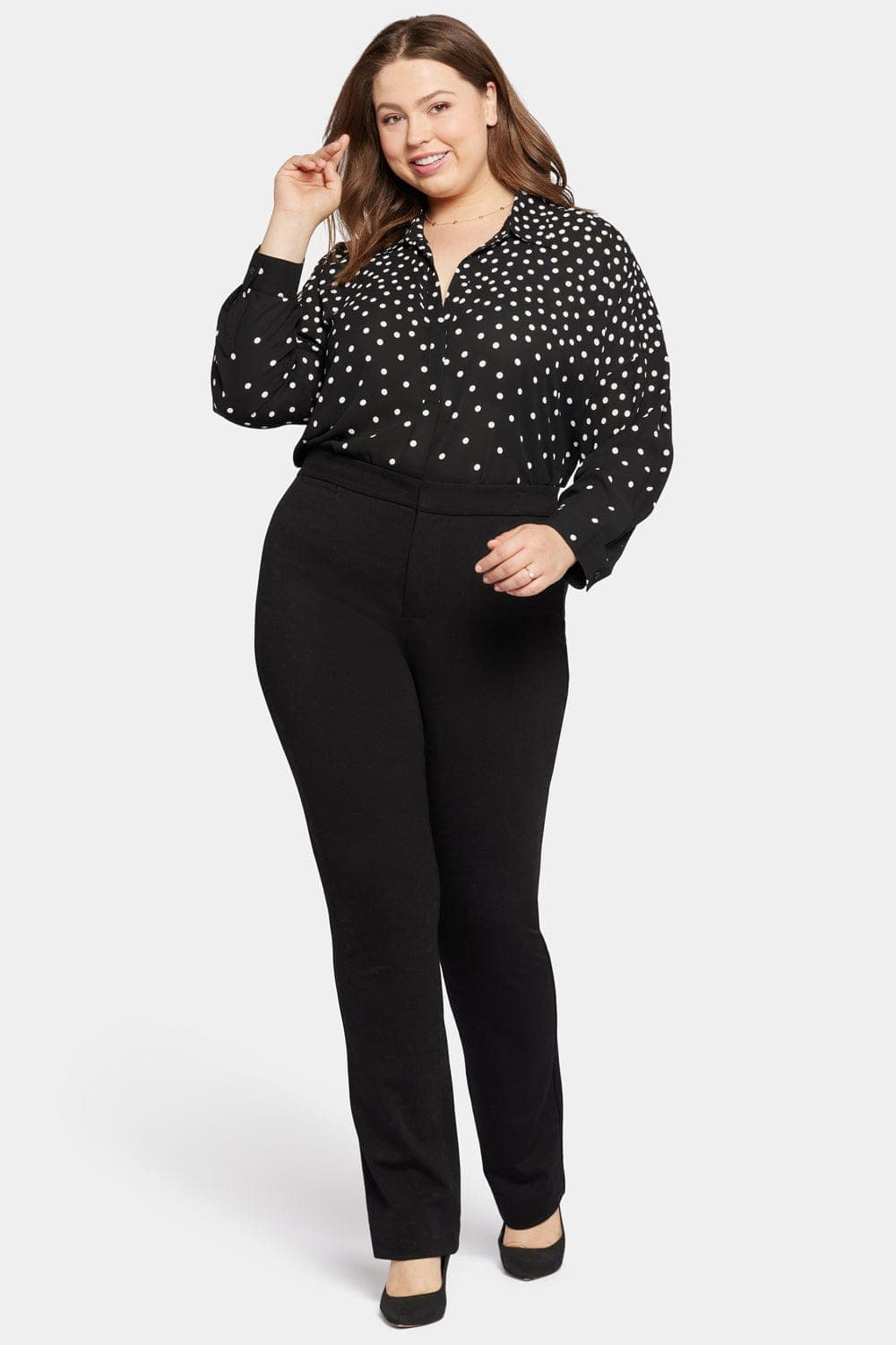 Slim Trouser Pants in Plus Size