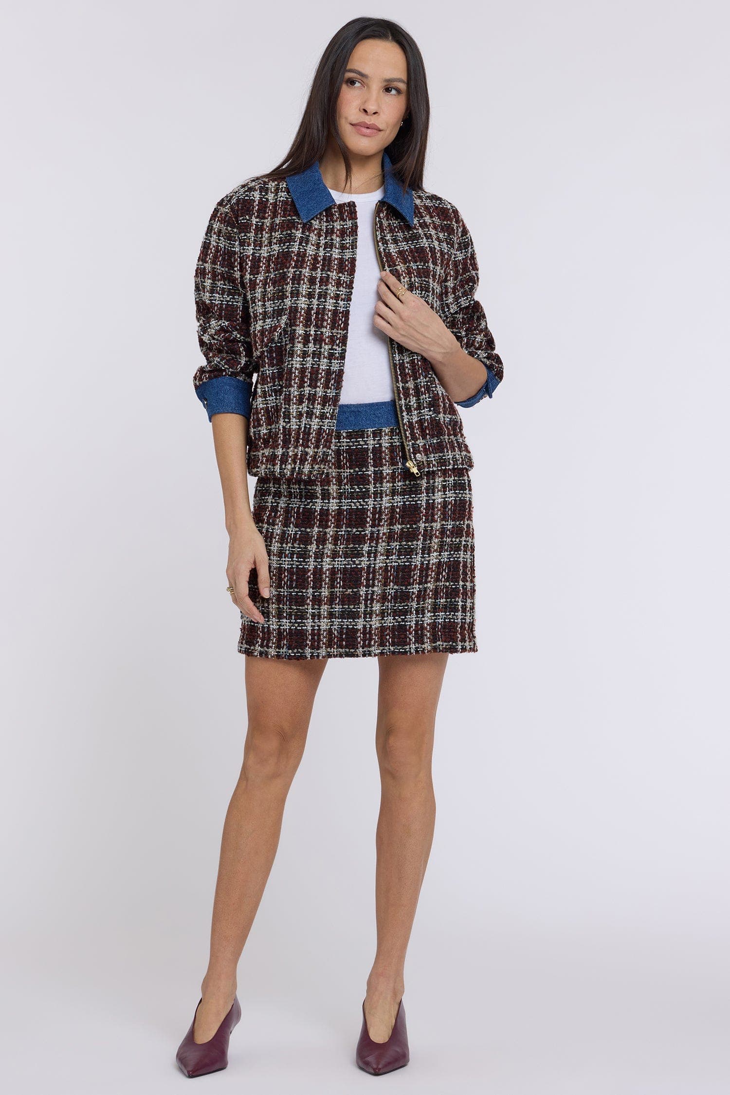 Tweed Mini Skirt