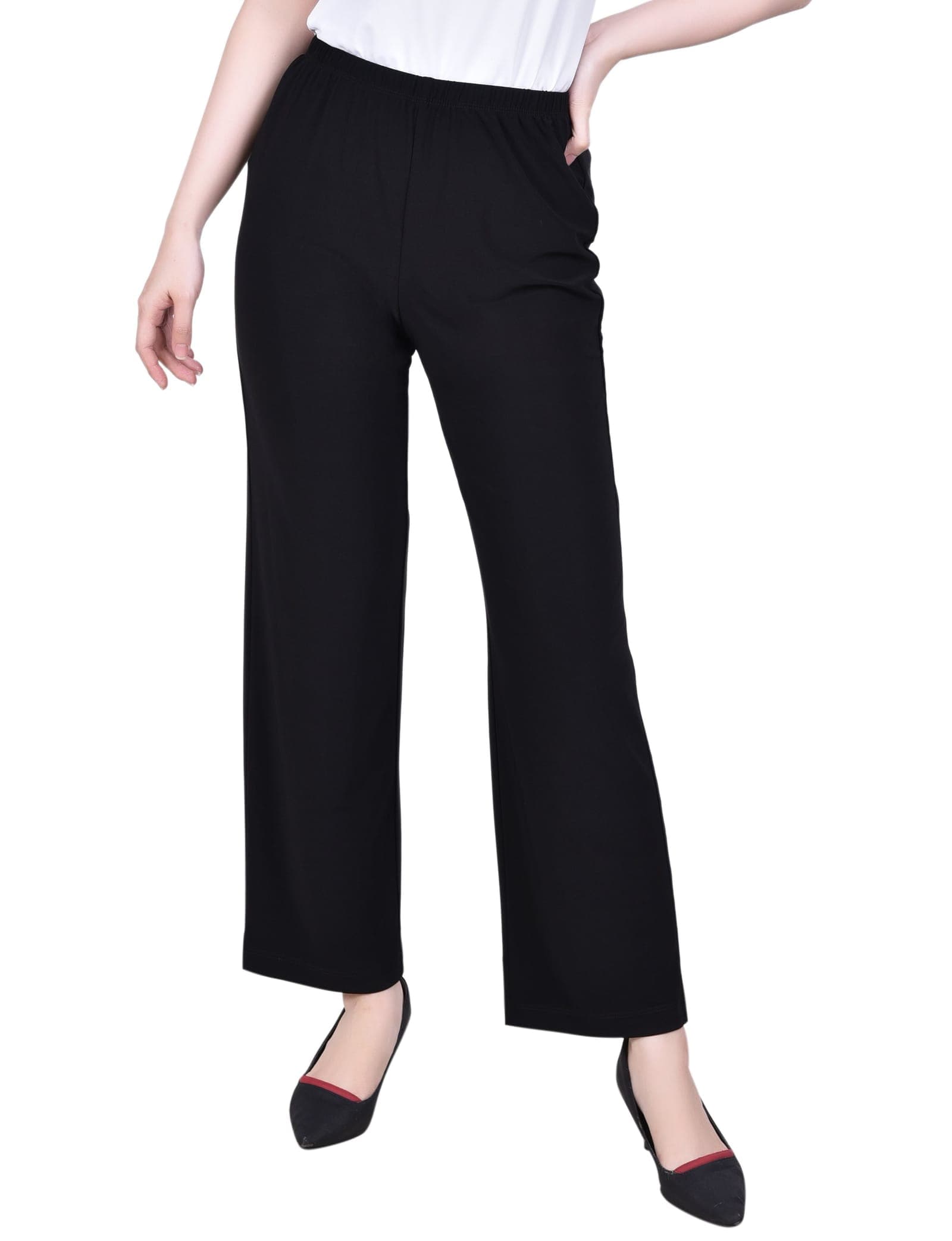 Petite Short Inseam Pull-on Pant