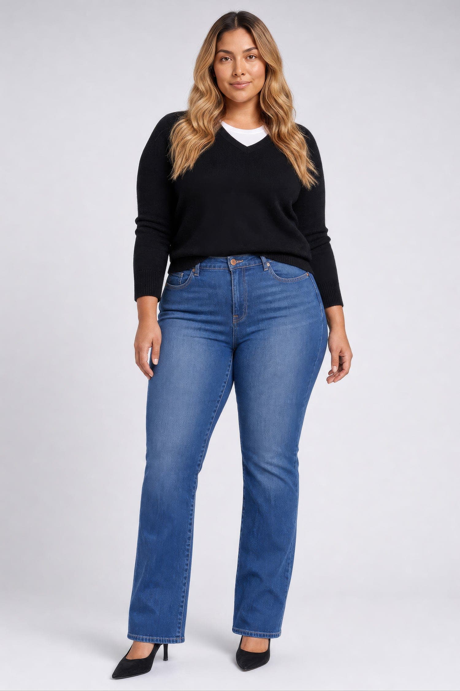 Barbara Bootcut Jeans in Plus Size