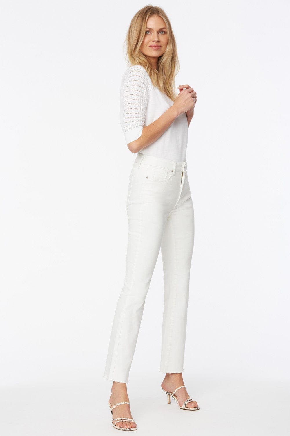 Slim Bootcut Ankle Jeans in Petite