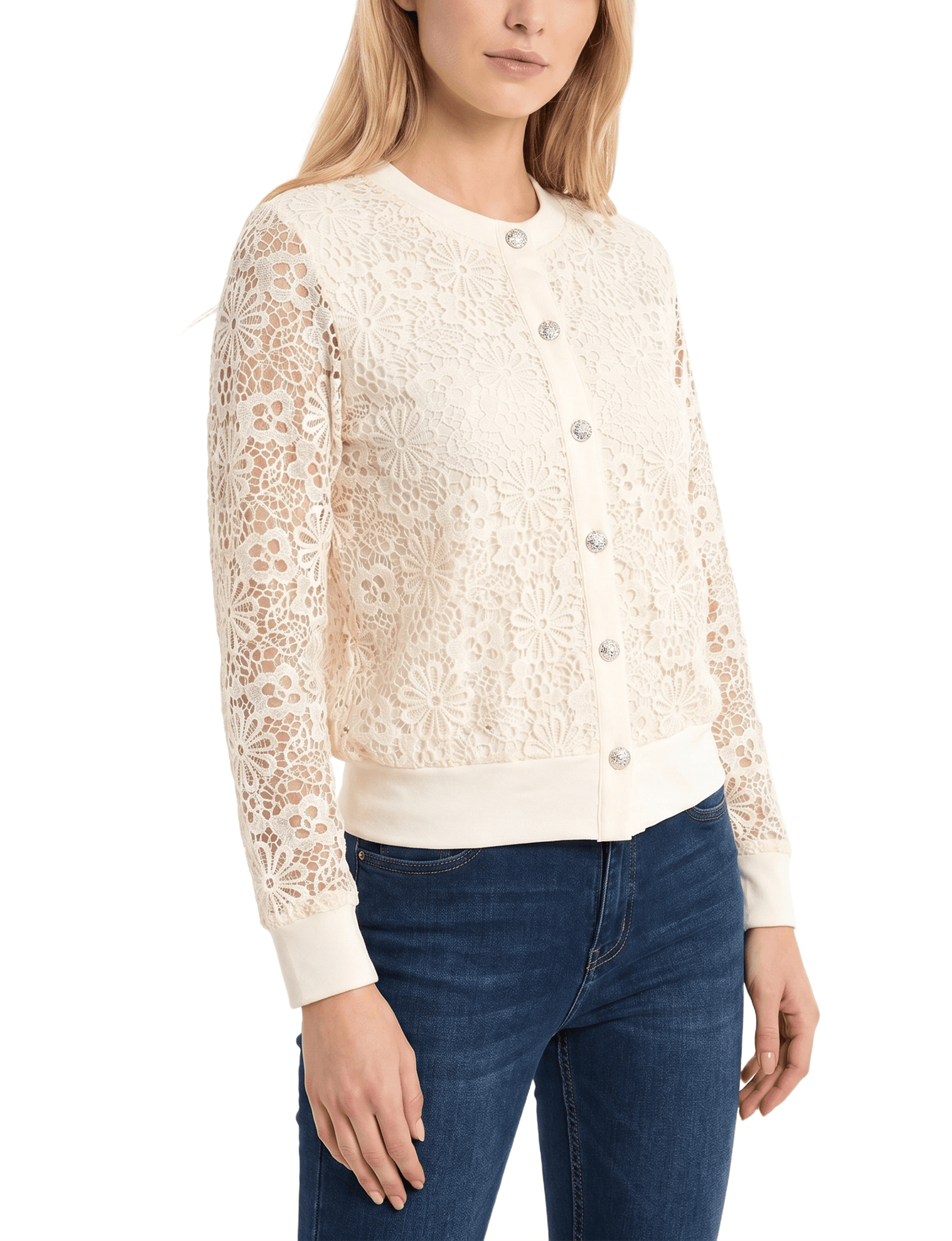 Long Sleeve Lace Blouse