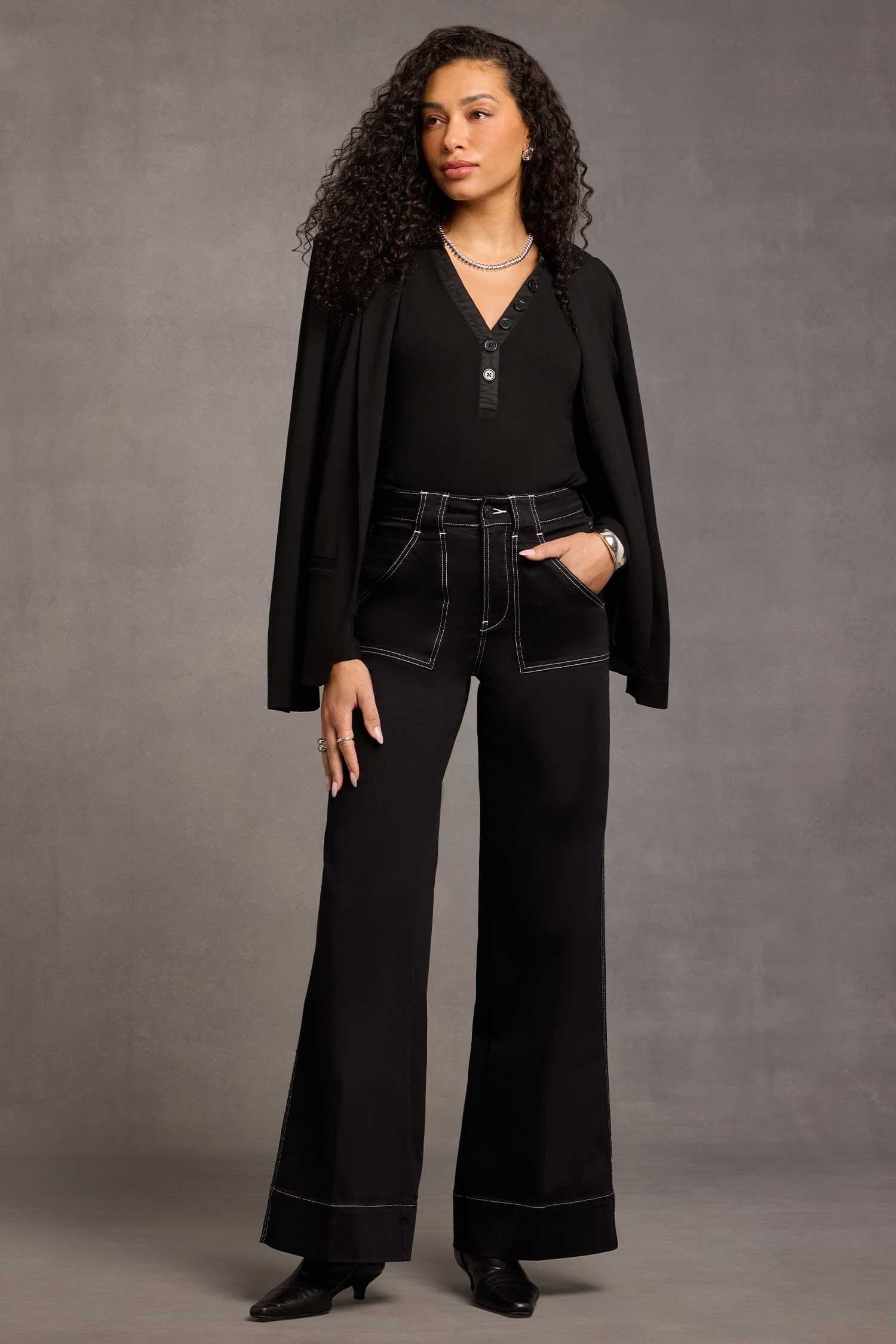 Mia Palazzo Jeans