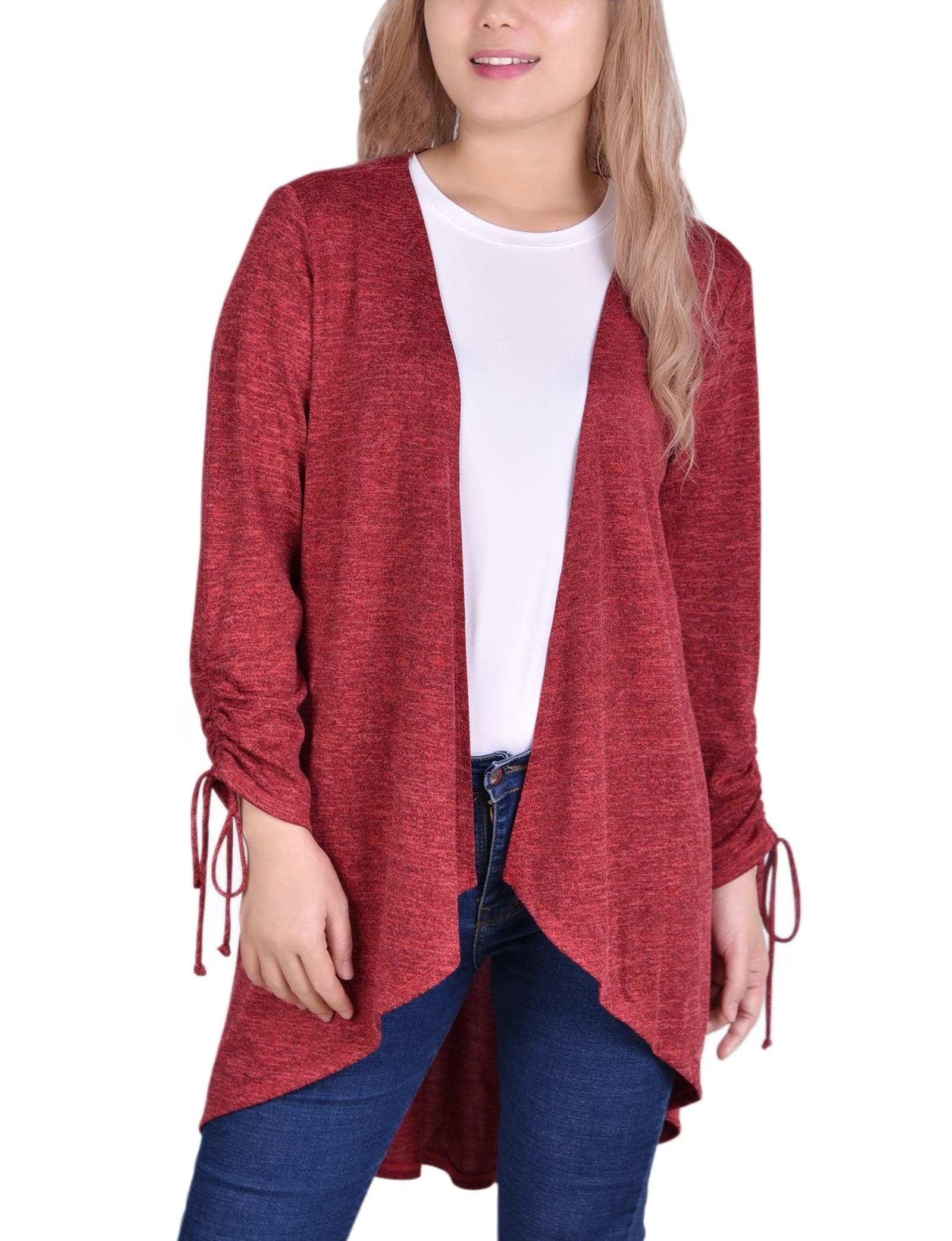 Long Sleeve Hi Lo Hem Cardigan