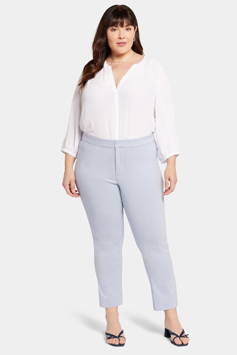 Slim Trouser Ankle Pants in Plus Size