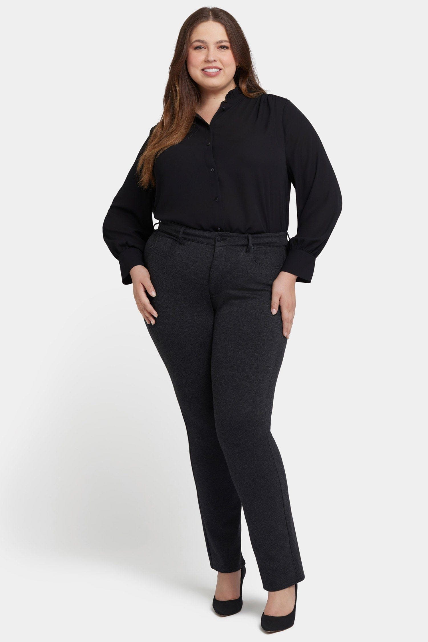 Marilyn Straight Pants in Plus Size
