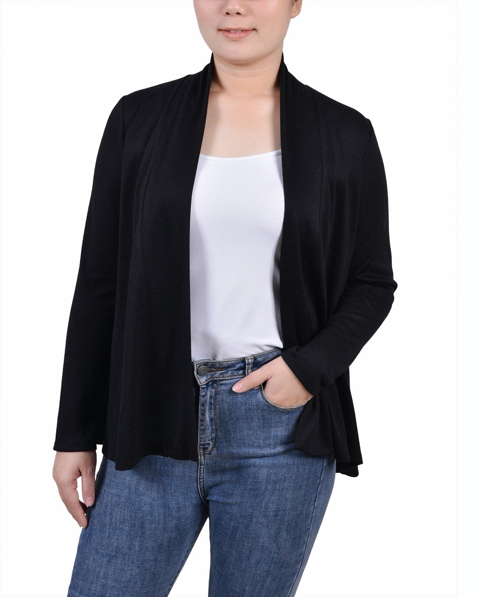 Long Sleeve Swing Cardigan