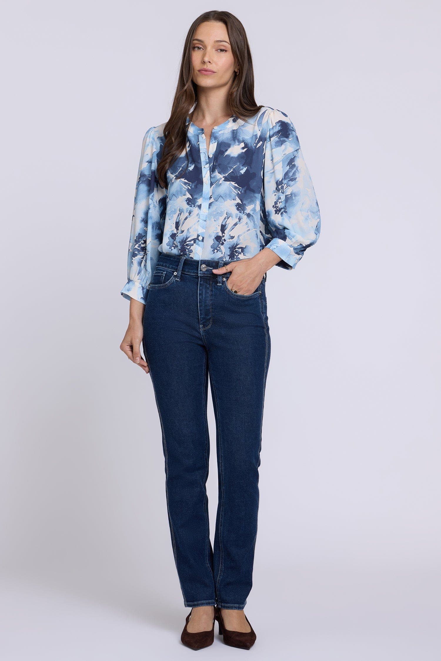 Sheri Slim Straight Jeans