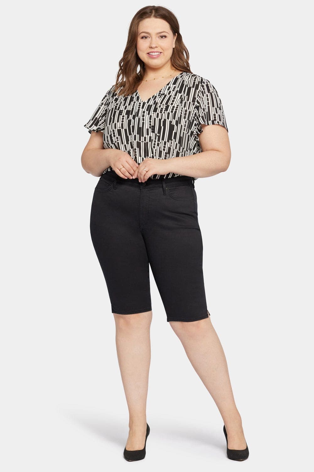 Sophie Bike Capri Jeans in Plus Size