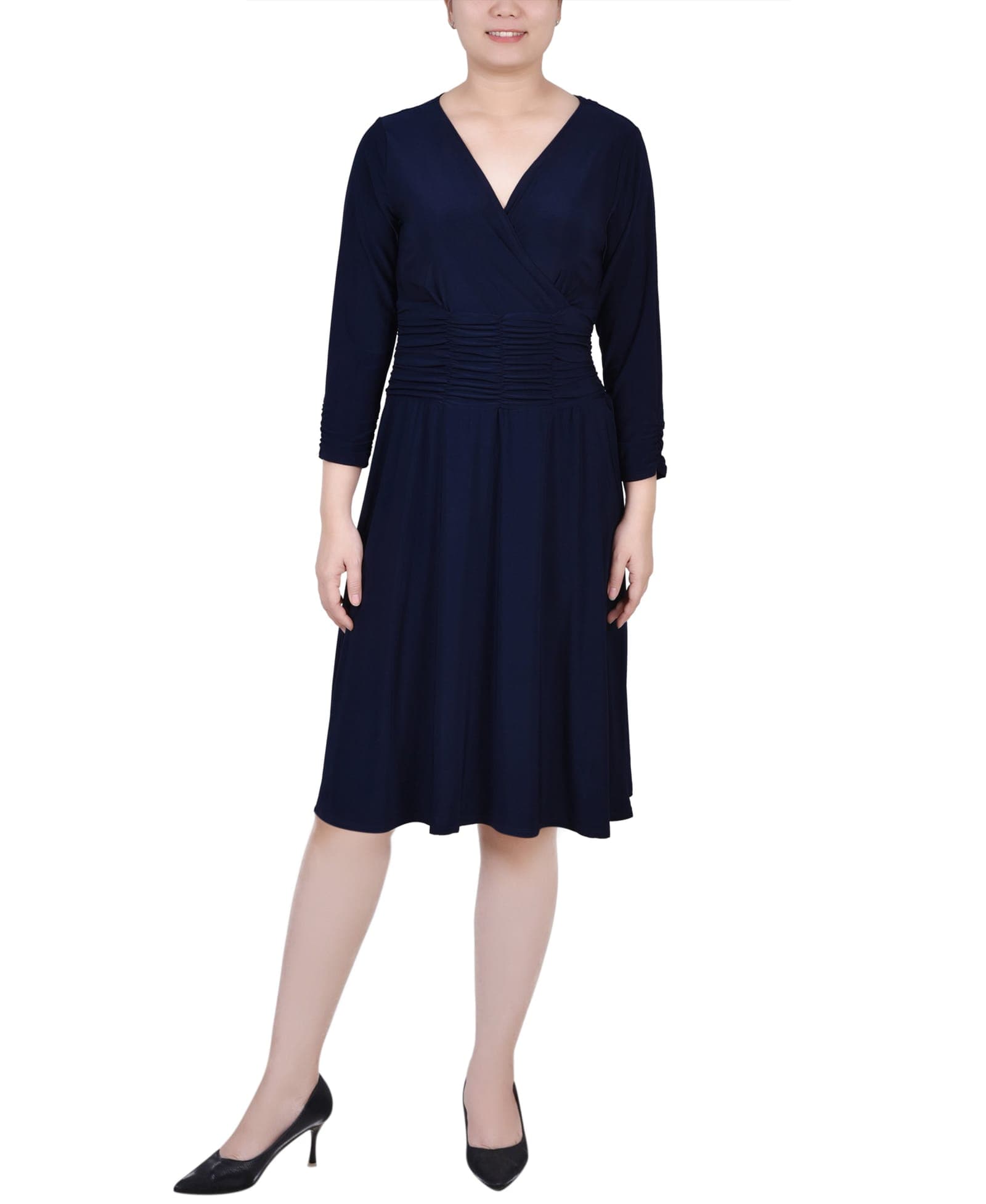 Ruched a-Line Dress
