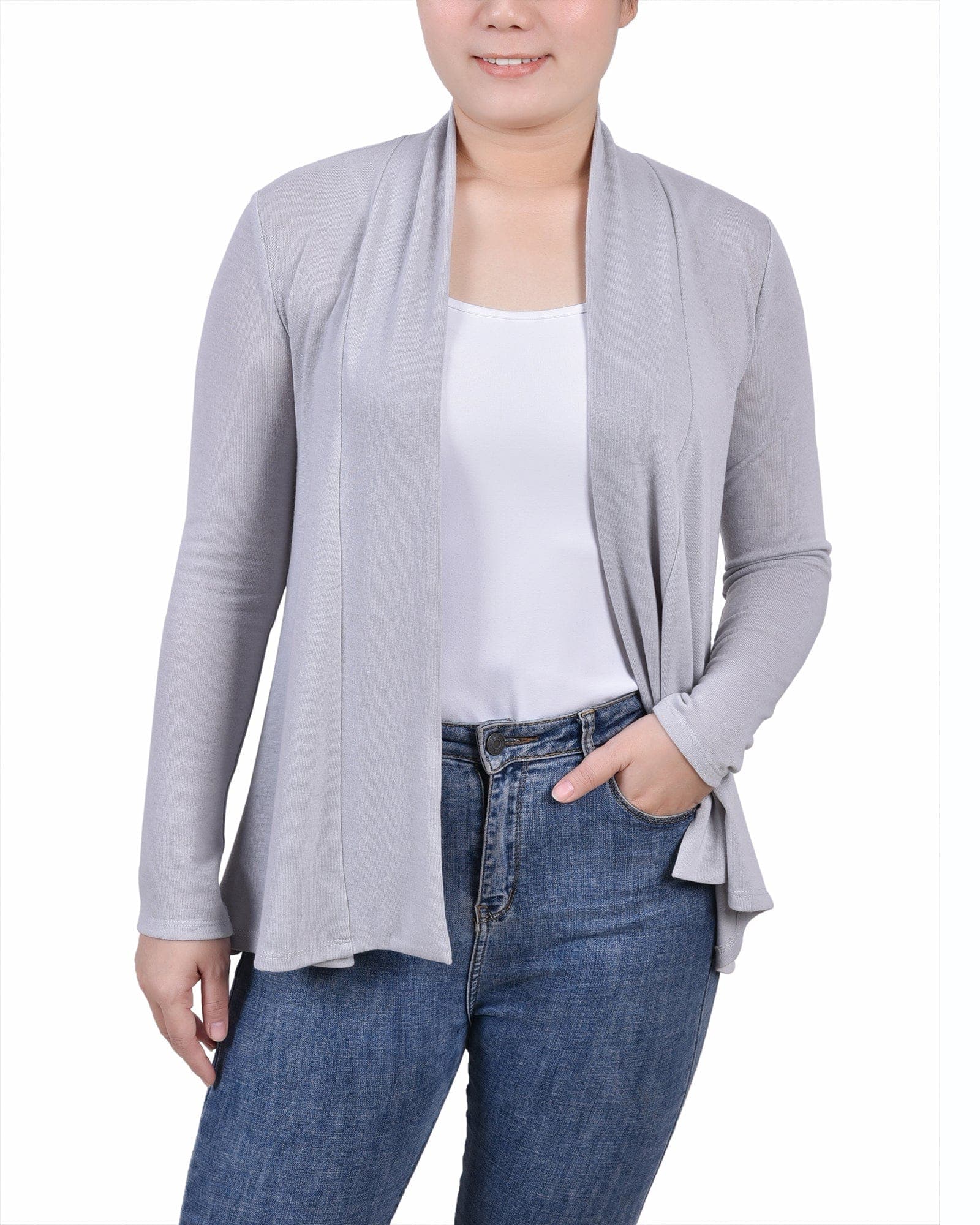 Long Sleeve Swing Cardigan