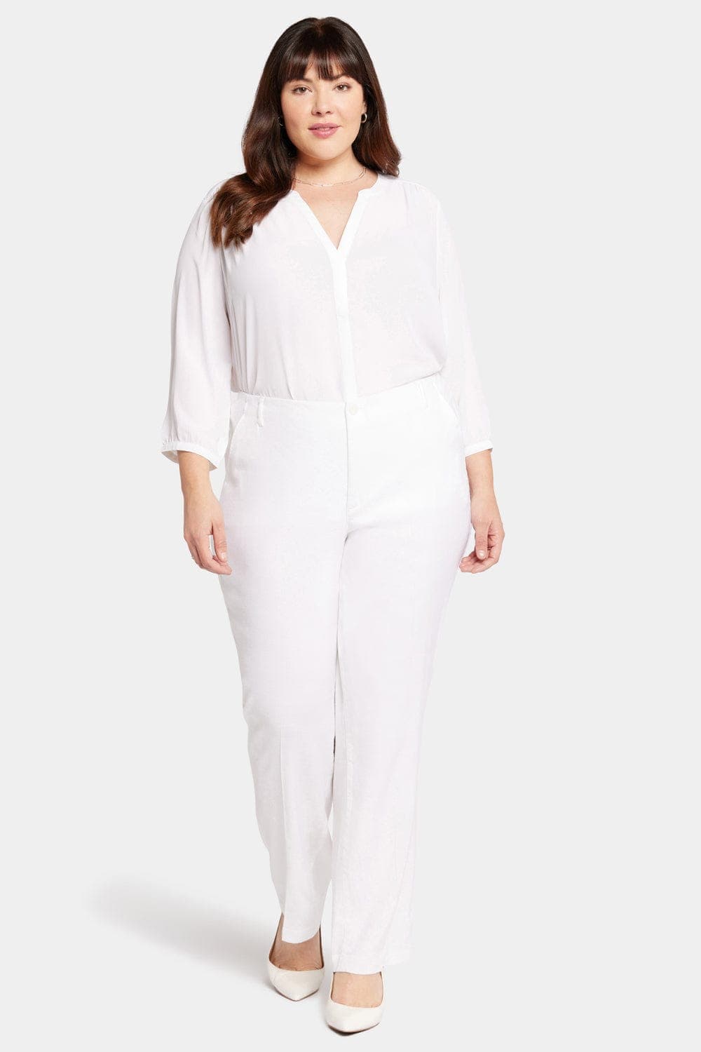 Marilyn Straight Pants in Plus Size