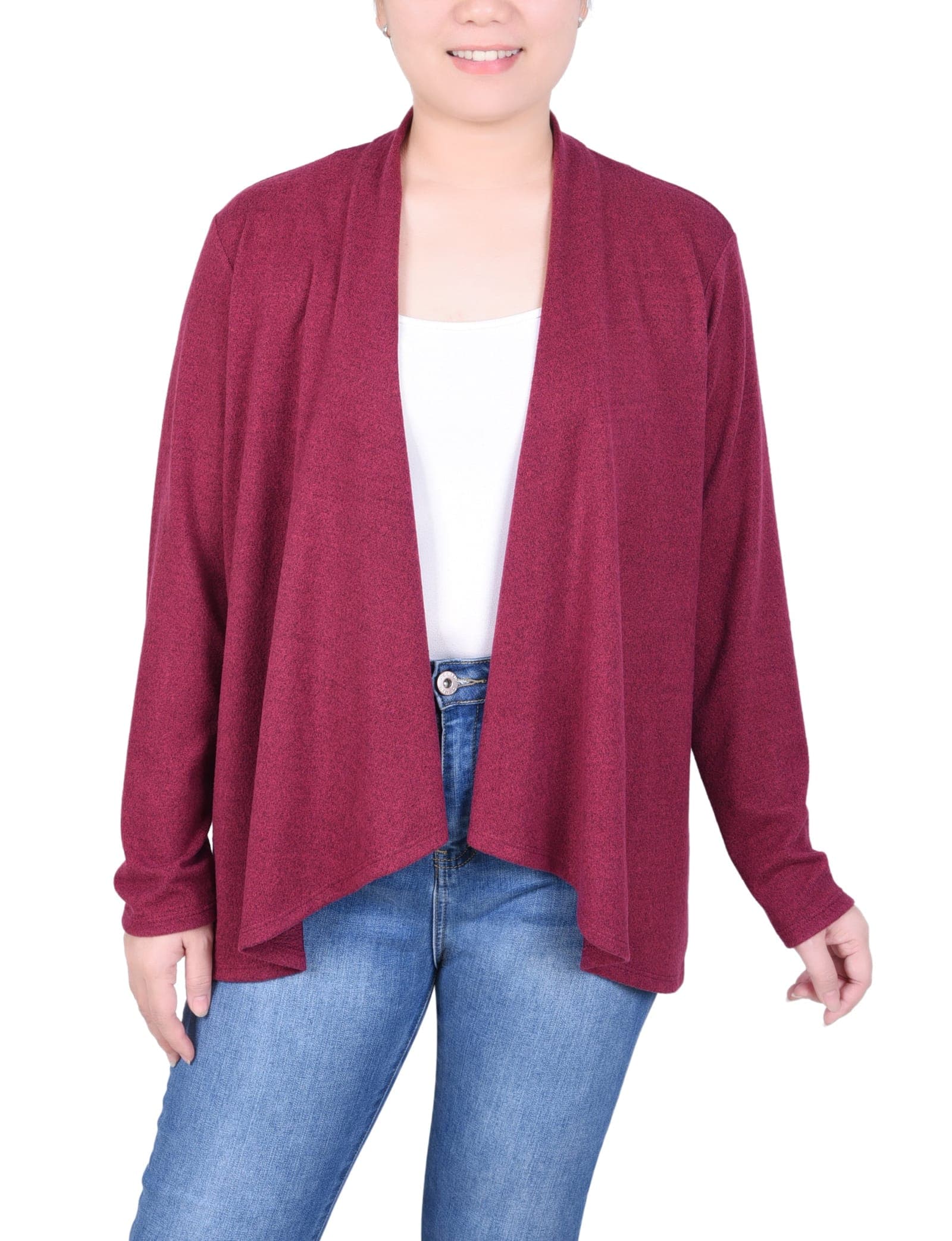 Long Sleeve Swing Cardigan