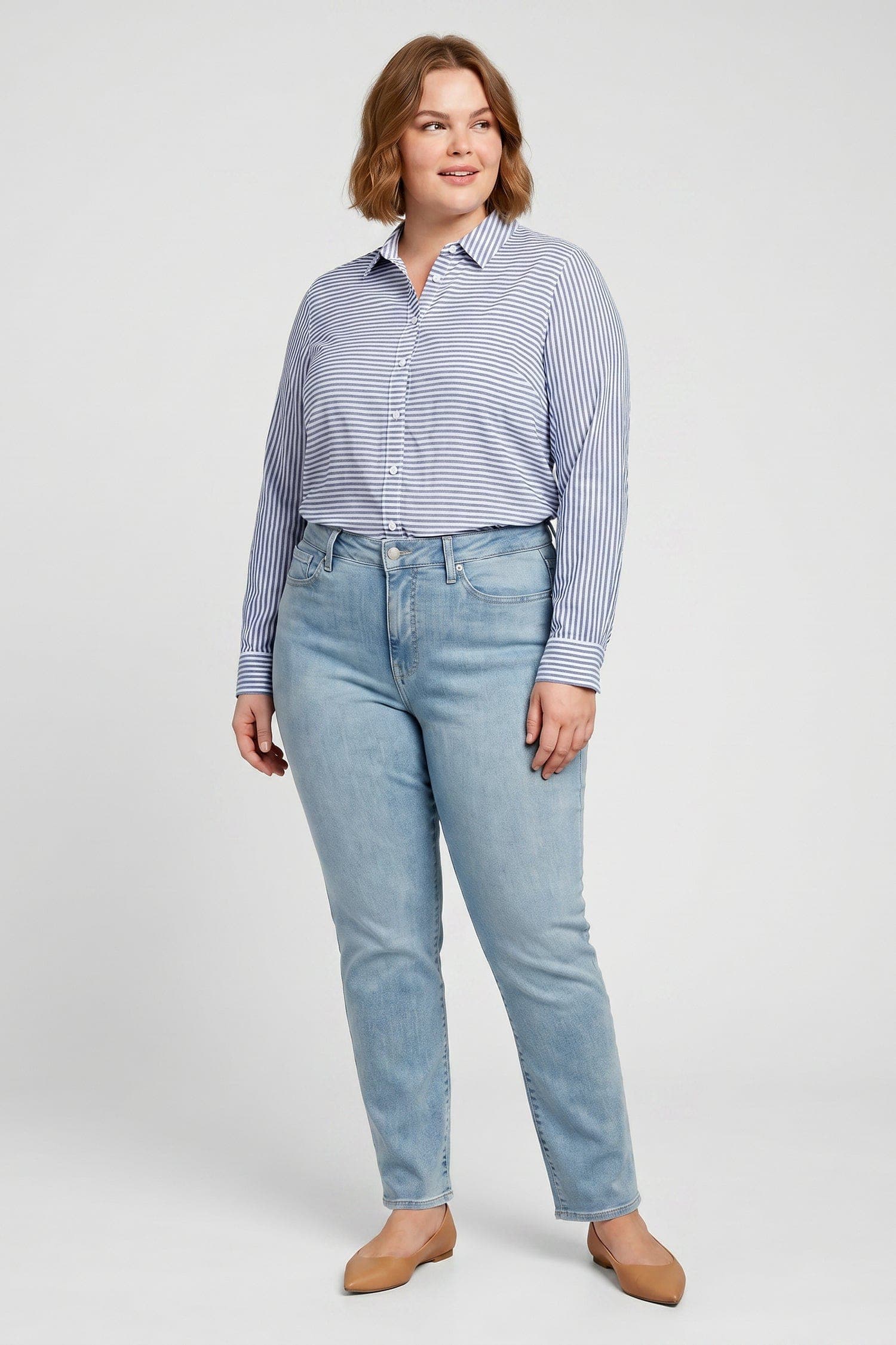 Marilyn Straight Jeans in Plus Size