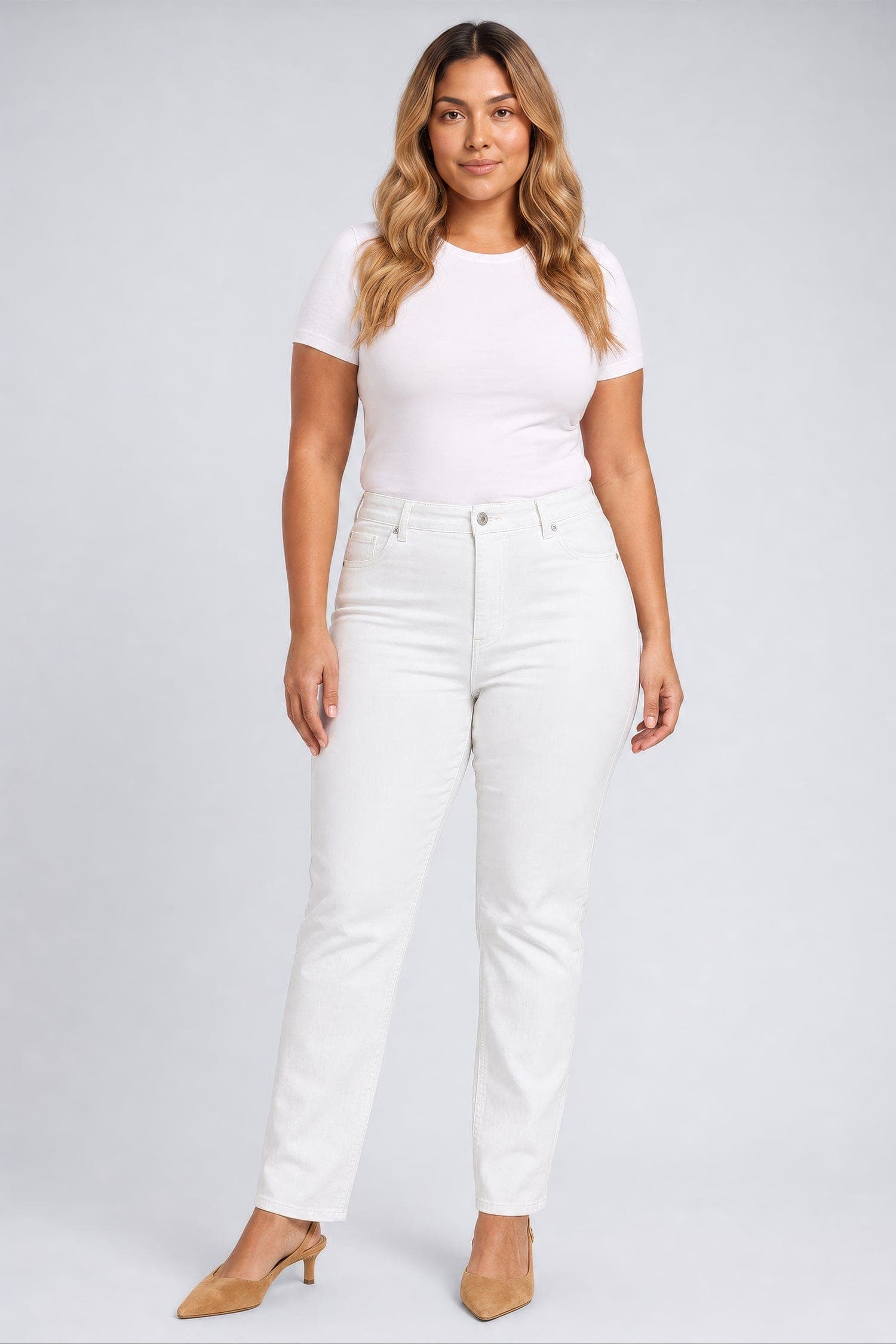 Marilyn Straight Pants in Plus Size